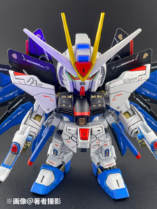 SDEXStrike Freedom Gundamの完成写真。正面